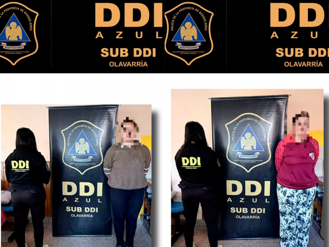 Detuvieron a dos mujeres que eran parte de una banda extorsiva